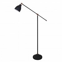 торшер arte lamp braccio a2054pn-1bk в Тамбове