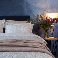 комплект постельного белья decoflux сатин семейный victoria ivory в Тамбове