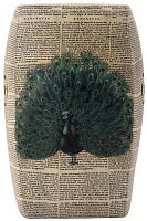 керамический столик-табурет garden stool с павлином в Тамбове