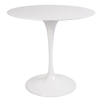 стол eero saarinen style tulip table top mdf d80 глянцевый белый в Тамбове