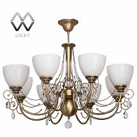 подвесная люстра mw-light фелиция 347016608 белая в Тамбове