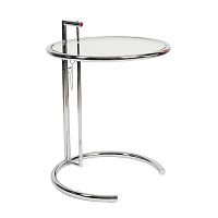 стол журнальный eileen gray style cocktail table e-1027 прозрачный в Тамбове