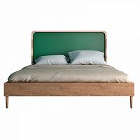 кровать полутораспальная 120х190 зеленая ellipse в Тамбове