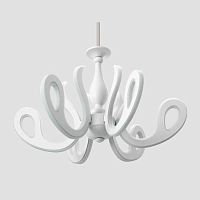 потолочная светодиодная люстра ambrella light orbital classic fk81/6 wh 292w d640 белая в Тамбове