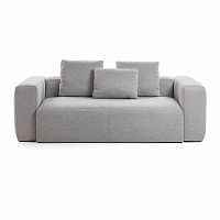диван blok sofa 2 светло-серый от la forma (ex julia grup) в Тамбове