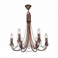 подвесная люстра toplight lucinda tl7350d-06br в Тамбове