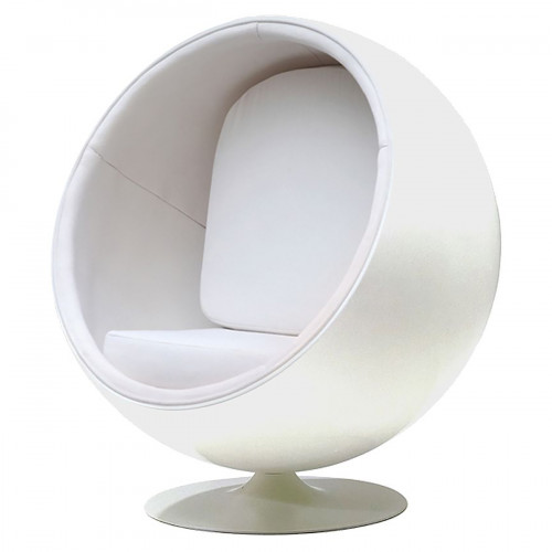 кресло eero ball chair белое в Тамбове