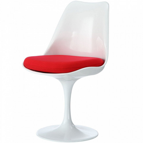 стул eero saarinen style tulip chair красная подушка в Тамбове