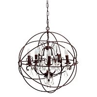 люстра foucault's orb crystal (64*60*50) коричневая в Тамбове