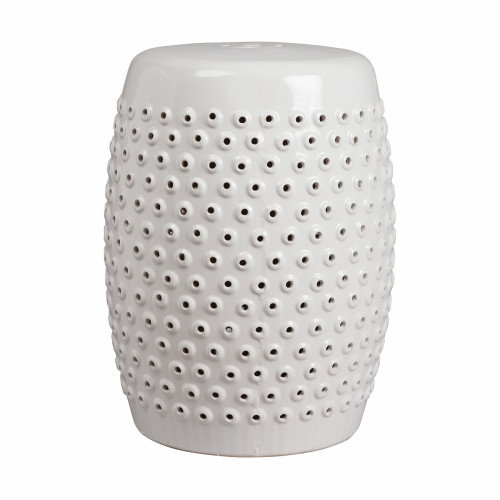 керамический столик-табурет cutwork garden stool белый в Тамбове