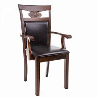 стул деревянный кресло luiza dirty oak / dark brown в Тамбове