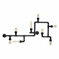 потолочная люстра ideal lux plumber pl8 nero в Тамбове