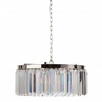 люстра rhys clear glass хром, прозрачная, чёрная в Тамбове